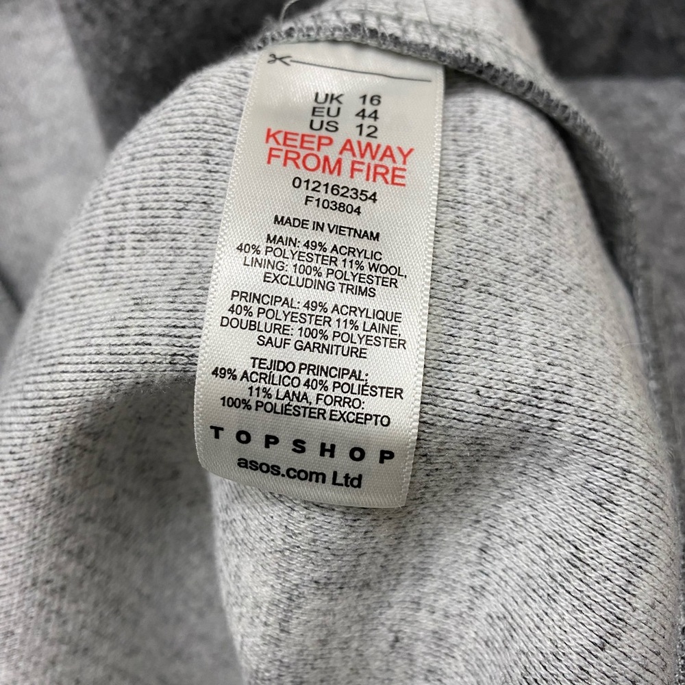 Topshop Riley Long Coat - Picture 3 of 6